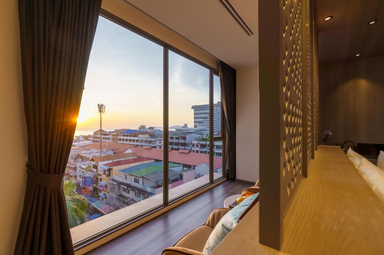 Fifth Pattaya Jomtien By Shiwalai Int Hotell Eksteriør bilde View from the living room