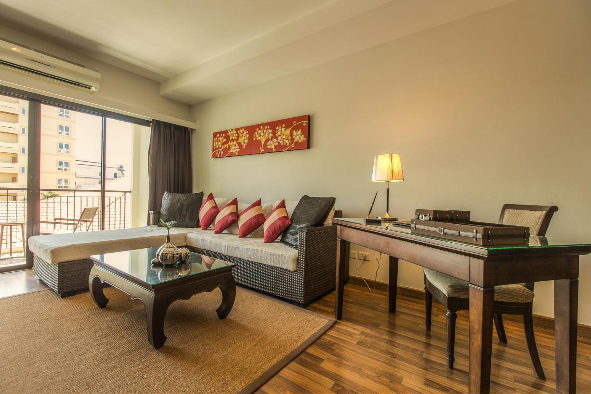 Fifth Pattaya Jomtien By Shiwalai Int Hotell Rom bilde A living room in a condominium